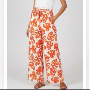 Madison Silky Summer Printed Pants Pajama Style